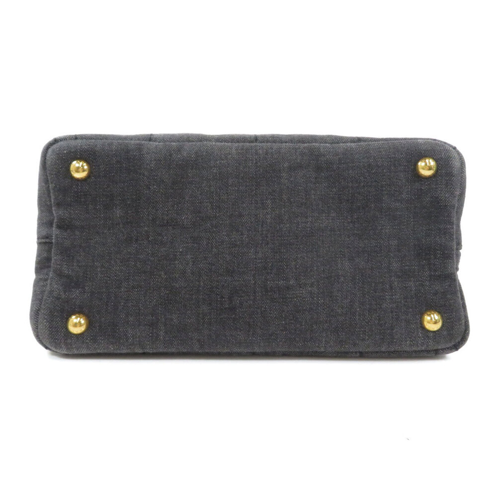 Prada 2way Canapa handbag denim - Picture 4 of 11